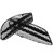1 Pair Front Bumper Fog Light Grille Black Replacement For Benz E‑Class Coupe W207 A207 C207 AMG Line 2013 to 2016