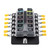 12 Way Blade Fuse Box Holder Fuse Blocks with Red LED Indicator 10Pcs Fuses 10Pcs Terminals for Car Boat Marine Caravan Truck 12V 24V