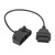 40cm/15.7in 7‑Pin OBD1 to OBD2 OBDII 16‑Pin Diagnostic Scanner Adapter Cable Fit for Ford