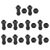 10 Set Motorcycle Disc Brake Caliper Dust Cover Long Short High Accuracy Rubber Universal