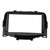 2DIN Car Radio Fascia Trim Central Control Dashboard Panel Replacement for AYGO 2014‑2015