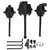 Intake Manifold Repair Kit 2721402401 Replacement for Mercedes Benz C230 C280 C350