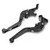 Adjustable Brake Clutch Levers CNC Aluminum Alloy Replacement for Yamaha MT25 MT‑03 R25 R3Black