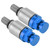 2pcs M5x0.8 Aluminium Alloy Fork Air Bleeder Pressure Relief Valve Replacement for CRF150R CR125R CR250R CRF250R Blue