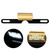 Universal Motorcycle License Plate Light CNC Aluminium Rear Tag Lamp 6 LED Tail Mount LightingGold