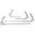 4pcs Car Interior Door Decor Strip Trim Fit for Land Rover Range Rover Sport 2014-2018