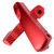 Pair Rear Foot Pegs Pedal Pad Motorcycle Folding Footrest Fit for Vespa GT/GTS/GTVRed