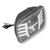 7in Square Headlight Turn Signal Halo DRL with H4 to 3pin Cable Fit for Jeep Wrangler YJ/Cherokee XJ/Comanche MJ