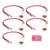 5Pcs Power Lead Kit Reliable Transmission B4J H25B0 V0 00 for Wolverine RMAX2 RMAX4 850 X4 X2