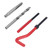 M8x1.25 Thread Repair Tool Helical Threaded Inserts Kit High Speed Steel Universal for Car Engine Repairs Red