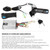 36V 1000W Electric Bike Brushed Speed Box Controller Throttle Grip Kit for 7/8in Handle Bar