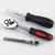 46PCS Vehicle Repair Ratchet Screwdriver Tool Complete Polished Surface for Motorcycle Bicycles Electric Bikes Black