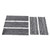 50pcs Tire Repair Plug Tubeless Tyre Sealing Strip Puncture Repairing for Car Motorcycle 200x3mmBlack