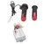 DC36V 350W Brushed Motor Speed Controller with Red Grips Set for Mechanical Equipment Electric Vehicles