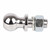 Trailer Hitch Ball Smooth Glossy Surface Compact Structure Rust Proof Strong Strength with Precise Thread 1‑7/8in