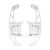 1 Pair Steering Wheel Paddle Shifter Extension Aluminum Alloy Replacement for Sagitar GLI 2016‑2019Silver