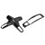 Keyfob Housing Cover Carbon Fiber Color Shell Fit for Cayenne 2011‑2015 (92A)/Panamera 2011‑2015 (970)