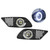 2pcs Front Bumper LED Fog Light Grill A2048850353 Replacement for MercedesBenz C CLASS W204 20082010