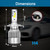 2Pcs Car LED Headlight Bulbs LED Driving Lamp All-in-one Conversion Kit H4 36W 6000LM