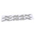 Pair of Motorcycle Emblem Stickers 3Dimensional Decals for XMAX XMAX 125 250 400(Silver )