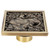 Floor Drain Antique Full Copper Shower Drain Kit for Kitchen Bathroom Toilet Hotel
