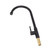 Kitchen Sink Faucet Vintage Copper Single Handle Hot and Cold Water Mixer Tap for Home Hotel Black