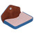 Business Card Case Portable PU Leather Credit Card Business Card Holder for Men WomenBlue