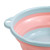 Folding Basin Multifunctional Children's Washbasin Household Portable Vegetable Washing Basin M Blue