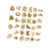 100PCS Vintage Scrapbook Stickers Easy Apply Paper Decorative Stickers for Journal Notebook Water Bottle Gifts Flower