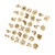 100PCS Vintage Scrapbook Stickers Easy Apply Paper Decorative Stickers for Journal Notebook Water Bottle Gifts Flower