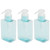 3PCS 100ml Pump Bottle Plastic Empty Soap Dispenser Shampoo Body Wash Lotion Container for Travel