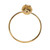 Towel Ring Golden Wall Mounted Glossy Hand Feel Decorative Copper Stainless Steel Bathroom Towel Ring