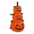 3.9ft Halloween Inflatable 3 Pumpkin Stack Light 100‑240V Halloween Inflatables Stacked Pumpkins for Garden Holiday Party EU Plug
