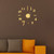 DIY Wall Clock Frameless Mirror Wall Clock Large Mute Wall Stickers for Living Room Home Decorations