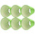 6PCS E14 Lamp Shade Fabric Lampshade Table Lamp Ceiling Lamp Shade for Bedroom Living RoomFluorescent Green PX157