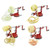 Multifunction Stainless Steel Manual Apples Peeler Potato Fruit Vegetable Corer Kitchen Supplies Red