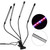 4 Head Grow Lights 40W 3 Dimmable Levels Full Spectrum LED Plant Growing Lights with Clamp and Timer for Indoor Plants