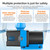 5000L/H Submersible Water Pump - Variable Frequency Water Pump Sine Wave Technology Ultra Quiet DC Pump Suit for Pond Fountain Freshwater and Saltwater