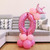 Number Balloon Bright Vibrant Color 32in Number Style Wide Application Party Balloon for Party Birthday Pink Number 0