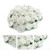 50PCS Simulation Rose Head Decorative Reusable Silk Fake Rose Flower for Wedding Party White