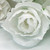 50PCS Simulation Rose Head Decorative Reusable Silk Fake Rose Flower for Wedding Party White