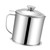 Oil Container Grease Pot Stainless Steel Strainer Large Capacity for Kitchen Cooking 304 Stainless Steel 1.8L