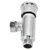 Flush Valve with Hand Push Button Zinc Alloy Toilet Repair Kit Tank Parts Replacement G1/2