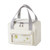 Insulated Lunch Cooler Bag Oxford Cloth and Aluminum Foil Food Handbag for Office