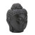 Black Buddha Head Shaped Essential Oil Burner Incense Diffuser Candle Holder