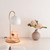 Fragrance Candle Warmer Lamp Scented Wax Melting Dimmable Metal Candle Warmer Lantern with Wood Base for Bedroom