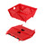 Plastic Collapsible Colander Kitchen Food Strainer for Fruit, Vegetables Foldable Drain Basket with Resting Feet