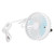 Car Fan USB Powered Rotatable Adjustable Mini Air Conditioner VehicleMounted Fan White