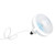 Car Fan USB Powered Rotatable Adjustable Mini Air Conditioner VehicleMounted Fan White