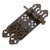Antique Drawer Pendant Pulls Anti Rust Retro Elegant Brass Book Cabinet Pull Handle for Dressers Wardrobes Bronze